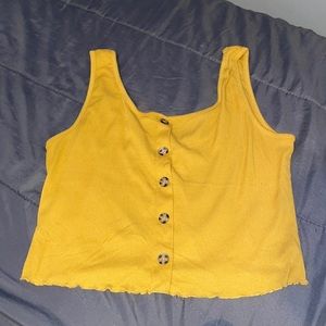 Summer cropped tank top
